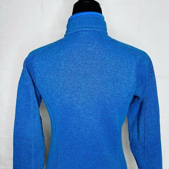 Patagonia Women’s 1/4 Zip Better Sweater Size S Electric Blue Outdoor - Picture 5 of 8